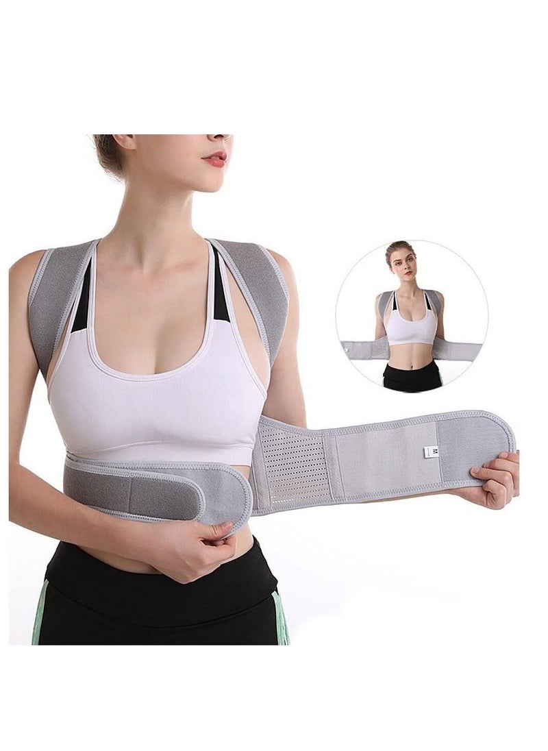Upper Back Posture Corrector Neoprene Posture Corrector Scoliosis Back Brace Spine Corset Belt - Image 1